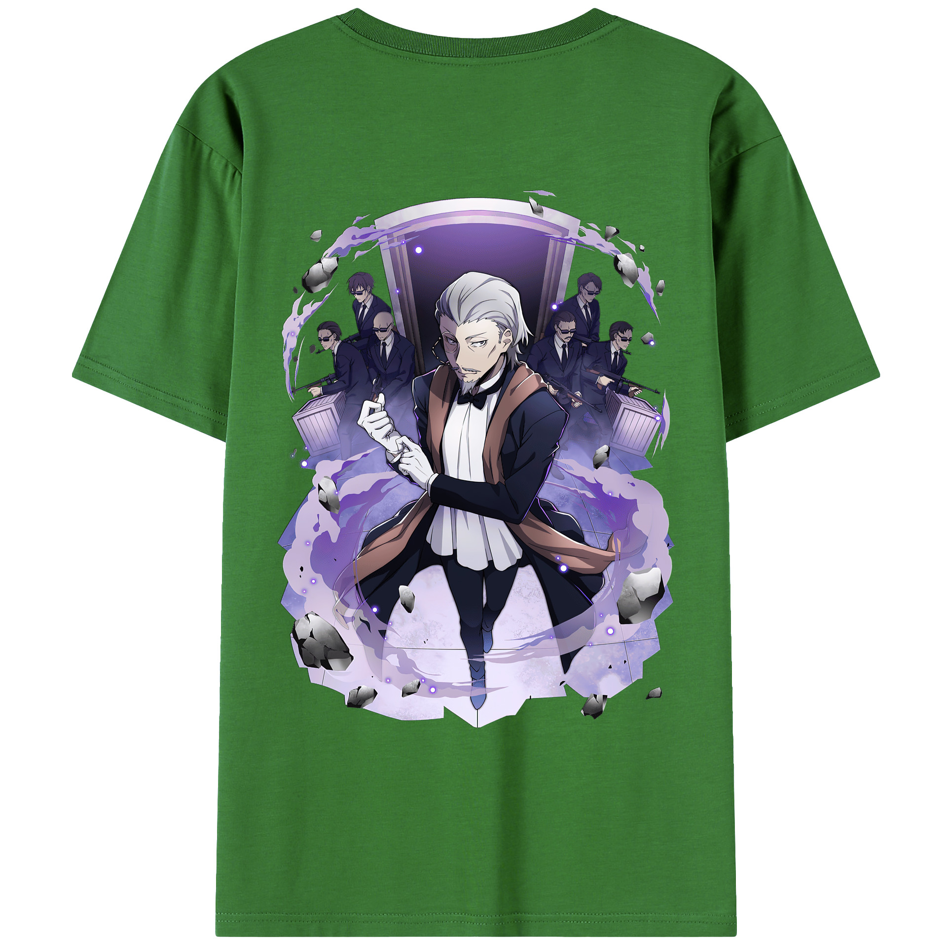 （画像用） 文豪ストレイドッグス Bungo Stray Dogs レディース半袖Tシャツ(バックプリント)